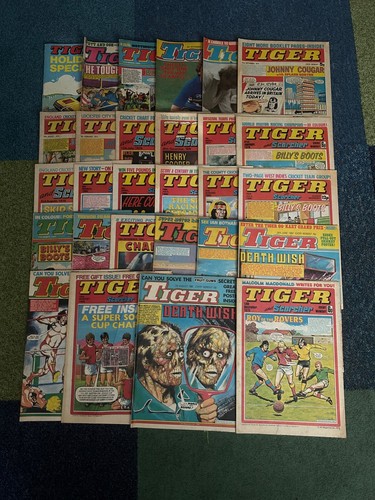 Vintage tiger comics - tiger, job