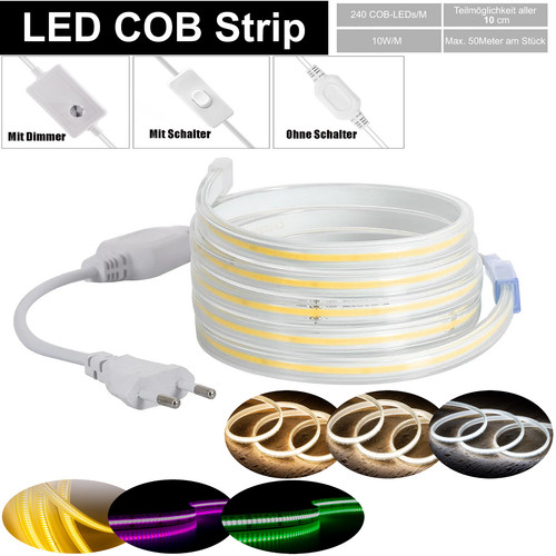 Striscia led cob 230 - striscia,