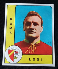***CALCIATORI PANINI 1961/62 PRIMA EDIZIONE OPACA*** LOSI ROMA !!!