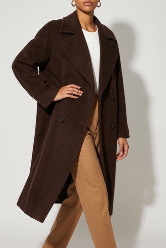 Max mara women brown - brown, wool