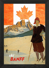 Ski banff vintage canada - vintage,