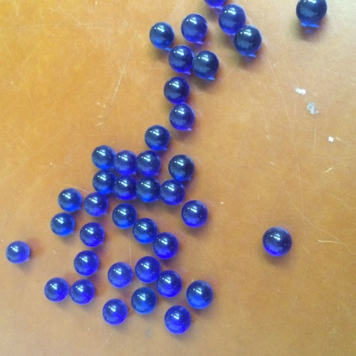 Sfere acriliche blu - , zaffiro