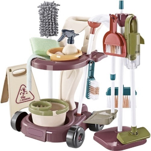 Set pulizia con carrello - di,