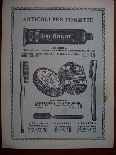 Reclam articoli per toilette - ,