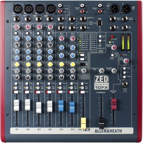 Allen heath zed60 10fx - allen,