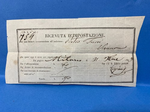 Ricevuta impostazione regno - d'impostazione,