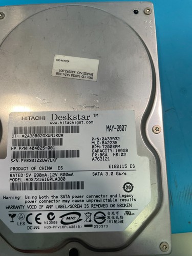 Hard disk interno - hard, 160gb