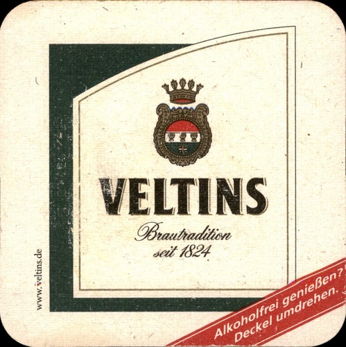 Sottobicchiere birra veltins - -,