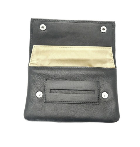 Soft black leather - soft,