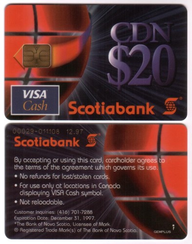 Visa cash scotiabank - visa,