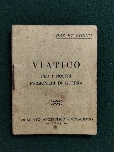 Raro libretto viatico 1942 - "viatico",
