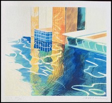 David Hockney Litografia COA