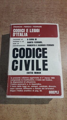 Codice civile editio minor - codice,