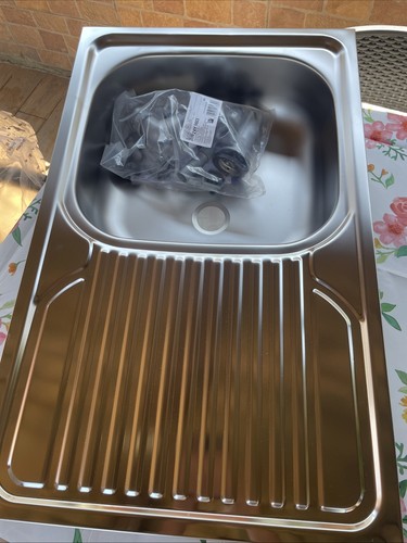Lavandino acciaio inox - acciaio,