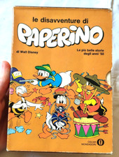 W. DISNEY - LE DISAVVENTURE DI PAPERINO - ANNI 50 MONDADORI 1A ED 1976 COFANETTO