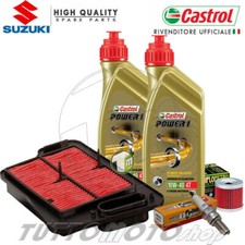 Tagliando SUZUKI AN Burgman 400 2014 2015 2016 / Kit Olio Castrol Filtri Candela
