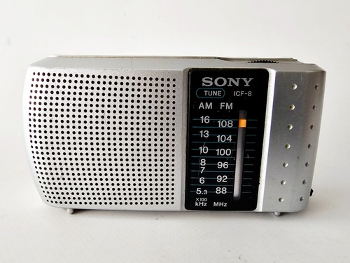 Sony icf radio - icf-8, portatile