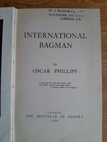 International bagman oscar - bagman,