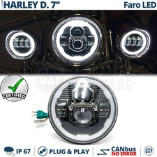 FARO LED 7'' Per Moto HARLEY