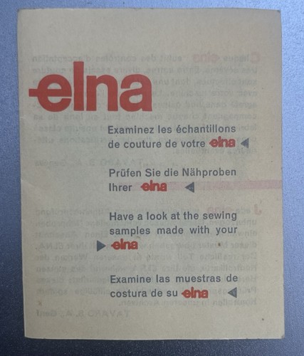 Lotto elna swiss - made, vintage