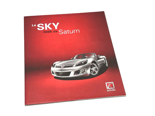 Brochure saturno cielo 2008 - brochure,