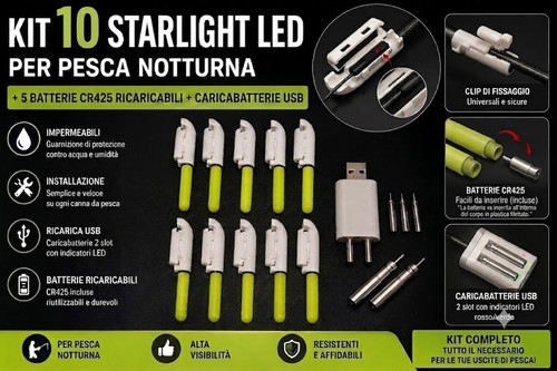 Kit starlight starlite luce - 10, starlight/starlite/luce