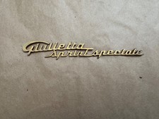 GIULIETTA SPRINT SPECIALE - Logo fregio dorato originale - ' 50 -ALFA ROMEO-
