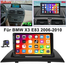 Per BMW X3 E83 2006-2010 Autoradio CarPlay Android 13 2+64G Fotocamera USB GPS Navi