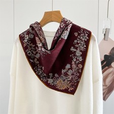 Sciarpa seta lana double face