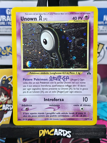 Pokemon unown 75 rara - pokemon, 14/75