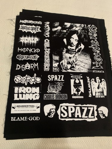 Foglio toppe crosta punk
