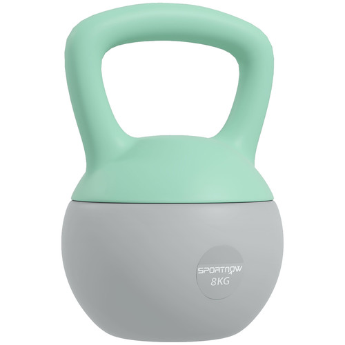 Kettlebell 8kg grigio - kettlebell, grigio/verde