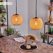 Lampada a sospensione camera da letto soggiorno sala da pranzo illuminazione stile boho bambù