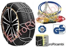 CATENE DA NEVE X RUOTA 195/60-15 G7 9MM OMOLOGATE V5117 GOMME PNEUMATICI R15 F8