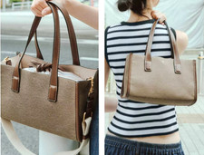 ZARA Borsa shopper in tessuto