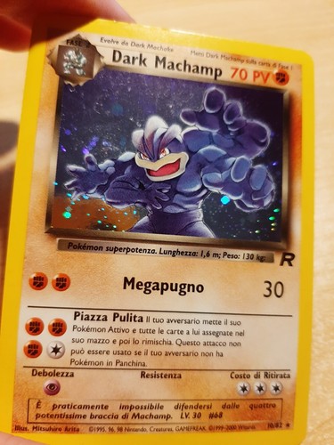 Pokemon dark machamp - dark, 10/82