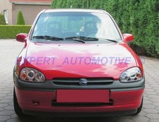 FARI LENTICOLARI ANGEL EYES CROMO A LED BIANCHI OPEL CORSA B DAL 1993 AL 2000