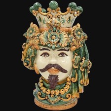 Caltagirone ceramic blackhead