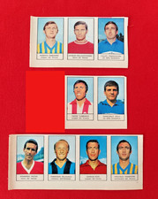 Calcio ** 9 Figurine dei CALCIATORI anno 1969 ** Ed. San Paolo / il Giornalino