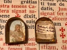 RELIC San Giovanni Battista: tessuto contatto con l'osso del collo-Cattedrale di Firenze