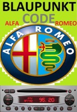 Codice radio ALFA ROMEO