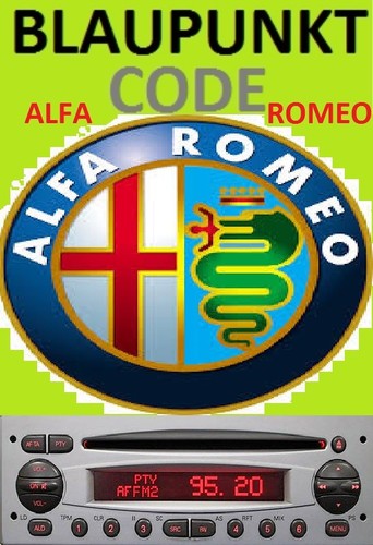 Codice radio alfa romeo - codice,