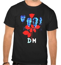 T-shirt nera Depeche Mode DM