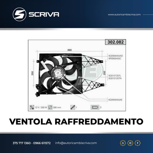 Ventola raffreddamento - ventola, di