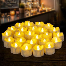 24 lumini a LED a batteria