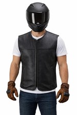 Giubbotto pelle biker uomo