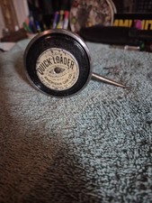 Soffiatore a polvere vintage American Can Co. "Quick Loader" strumento da giardino/insetti