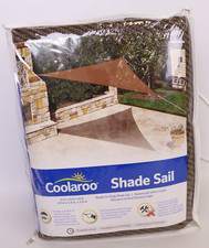 Coolaroo Tettoia a vela triangolare pronta da appendere, moka, 13 piedi, moka