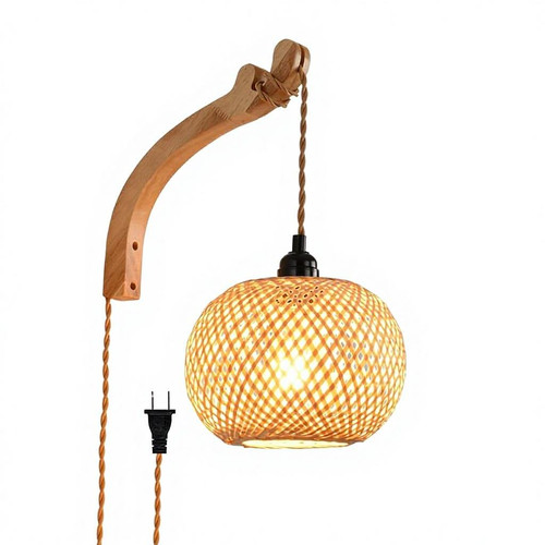 Applique parete rattan - applique,