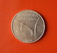 10 LIRE 1982 ERRORE - SENZA IL SEGNO DI ZECCA R AL DRITTO [I239]